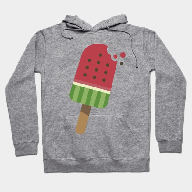 Watermelon Ice Pop Hoodie by Dellan